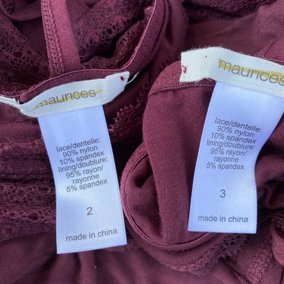 NWOT Maurice’s plus size 1X,2X,3X strappy bralette - Picture 2 of 9